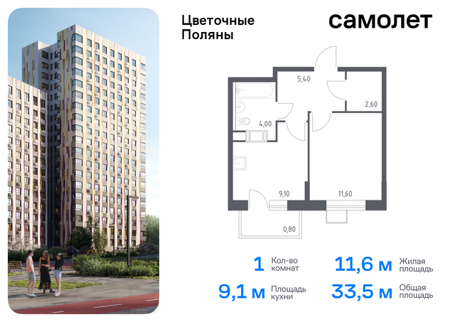 ЖК «Цветочные Поляны Экопарк» Филатов луг, к 1, Киевское шоссе фото