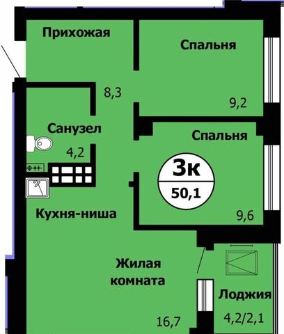 г Красноярск р-н Октябрьский ул. Вильского/Лесопарковая, стр. 1 фото