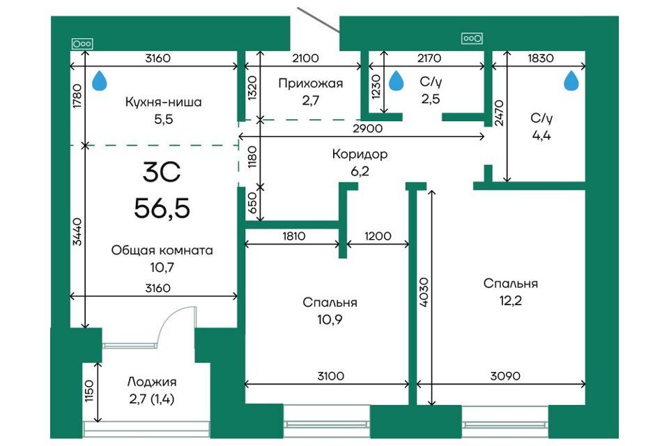 квартира г Барнаул ул Просторная 390/1 Барнаул городской округ фото 1