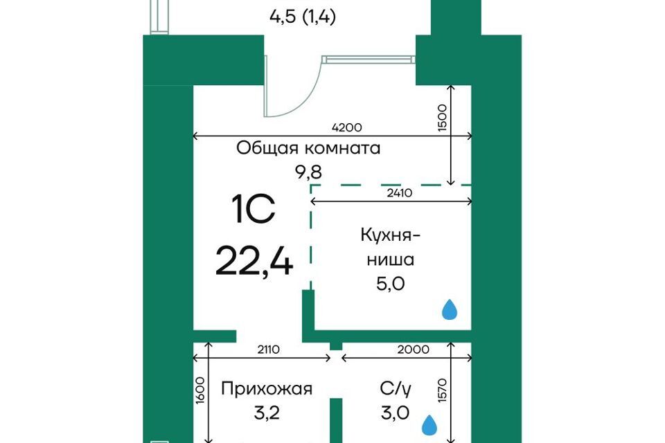 квартира г Барнаул ул Просторная 390/1 Барнаул городской округ фото 1