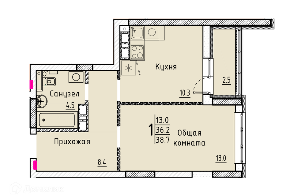 квартира г Энгельс ул Марины Расковой 6 Энгельсский район фото 1