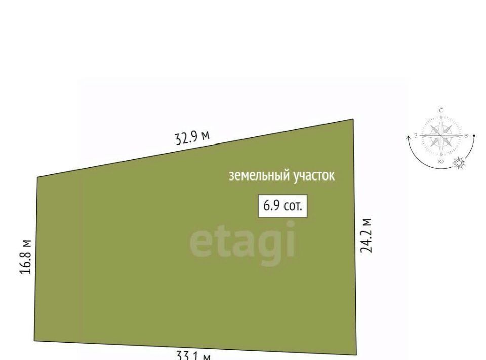 земля г Тюмень р-н Центральный снт Царево ул Чайкина Центральный административный округ фото 2