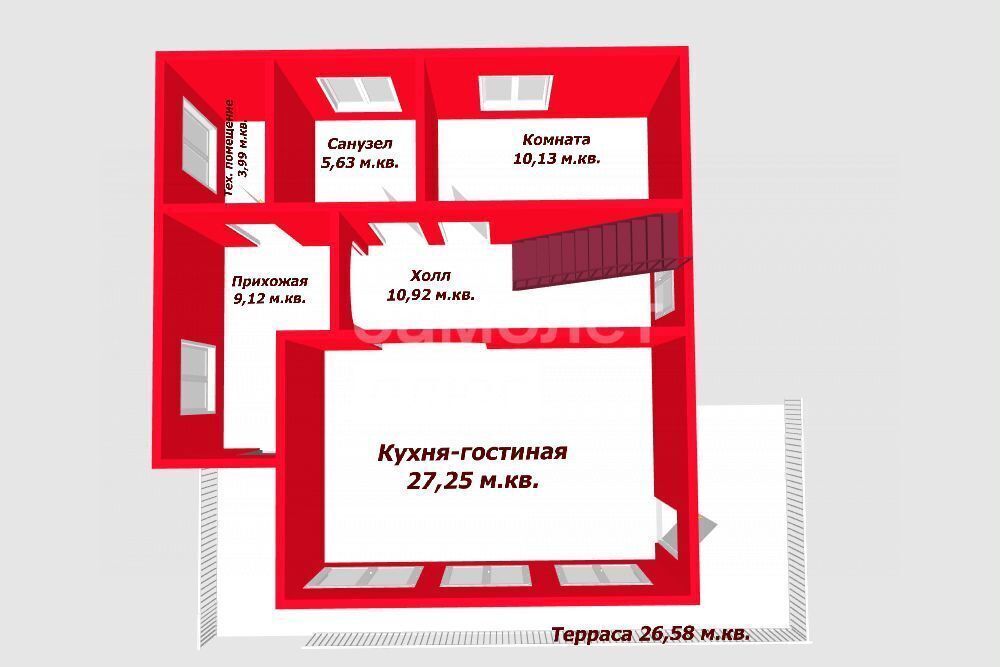 дом г Москва п Щаповское д Сатино-Русское ТиНАО 27 км, Краснопахорский р-н, Московская область, Подольск, направление Курское (юг), Калужское шоссе фото 16