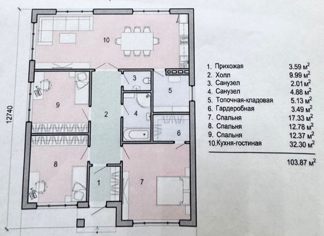 дом р-н Энгельсский п Пробуждение ул Студенческая Энгельс, Новопушкинское муниципальное образование фото 11