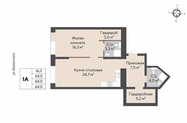 р-н Ленинский Чкаловская ул. Белинского/Фурманова, стр. 1 фото