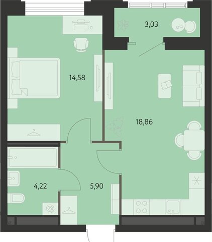 Академический ул. В. Де Геннина, д. 2, блок 4. 5 фото