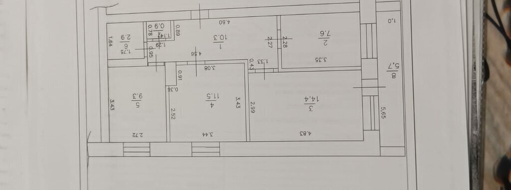 квартира р-н Хайбуллинский с Бурибай ул Шаймуратова 15 фото 14