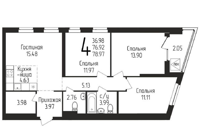 р-н Кировский микрорайон «Кузнецовский затон» 2 фото