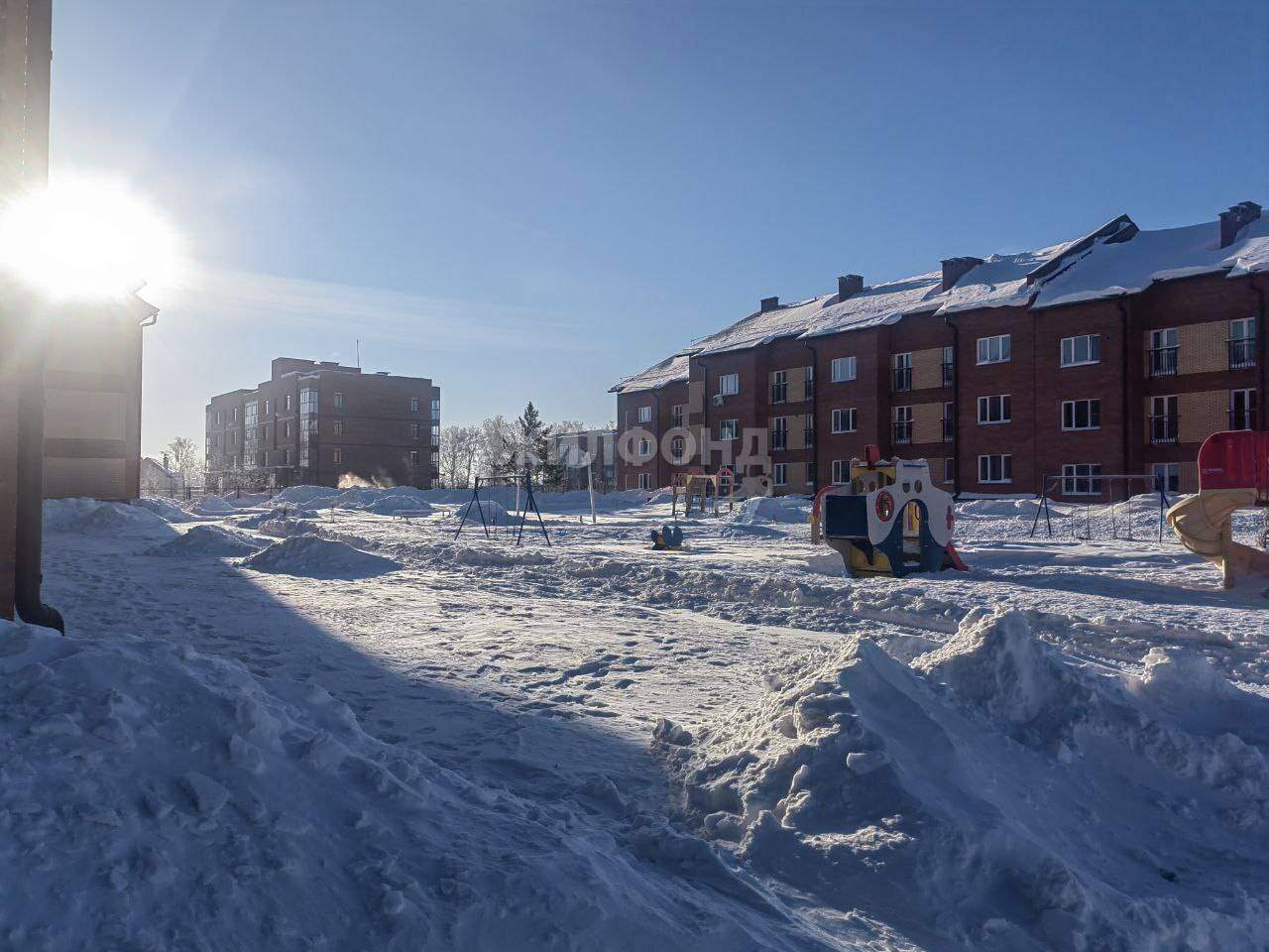 квартира р-н Новосибирский п Ложок ул Солнечная 1/2 фото 9