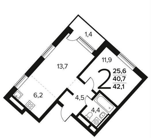 квартал № 1 р-н Десёновское, № 61., корп. 6, п. Десеновское фото