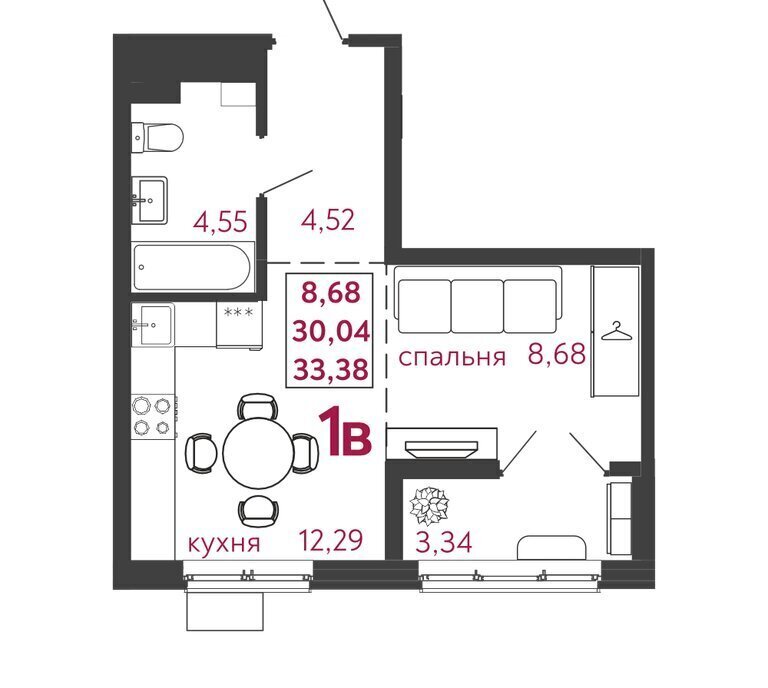 квартира г Пенза р-н Железнодорожный ул Баталина 31 фото 1