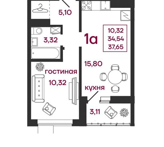 квартира р-н Железнодорожный дом 31 фото