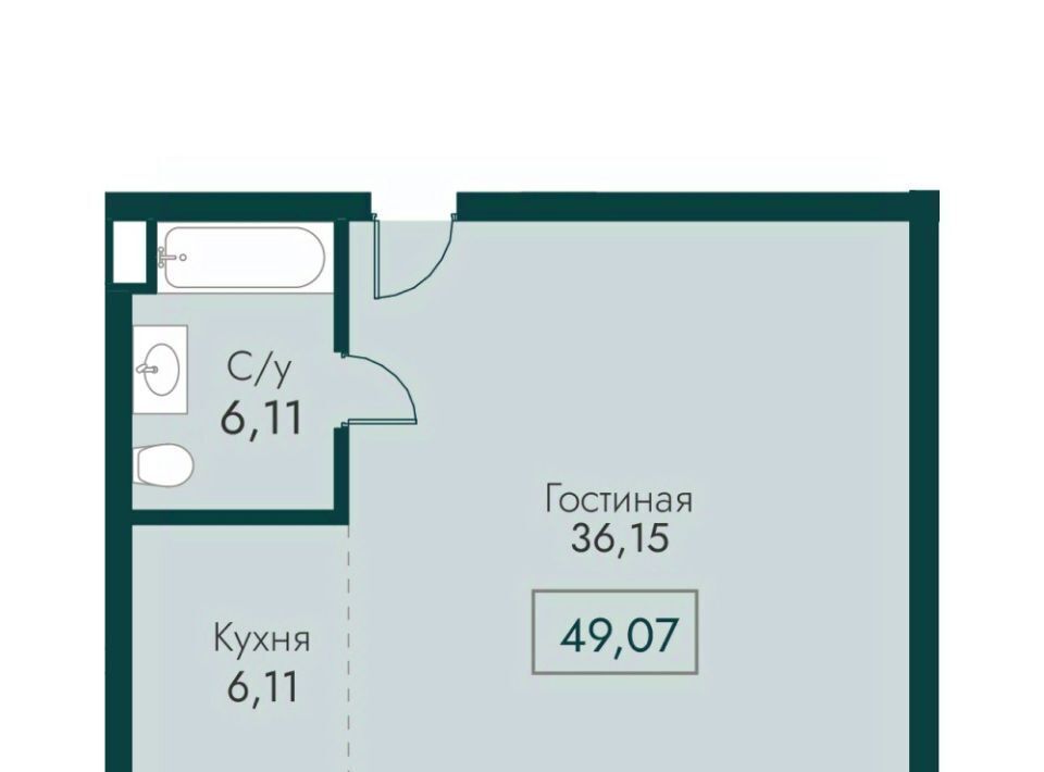 квартира г Ялта пгт Массандра ул Мухина 17а ЖК клубный дом «Массандра Парк» фото 1