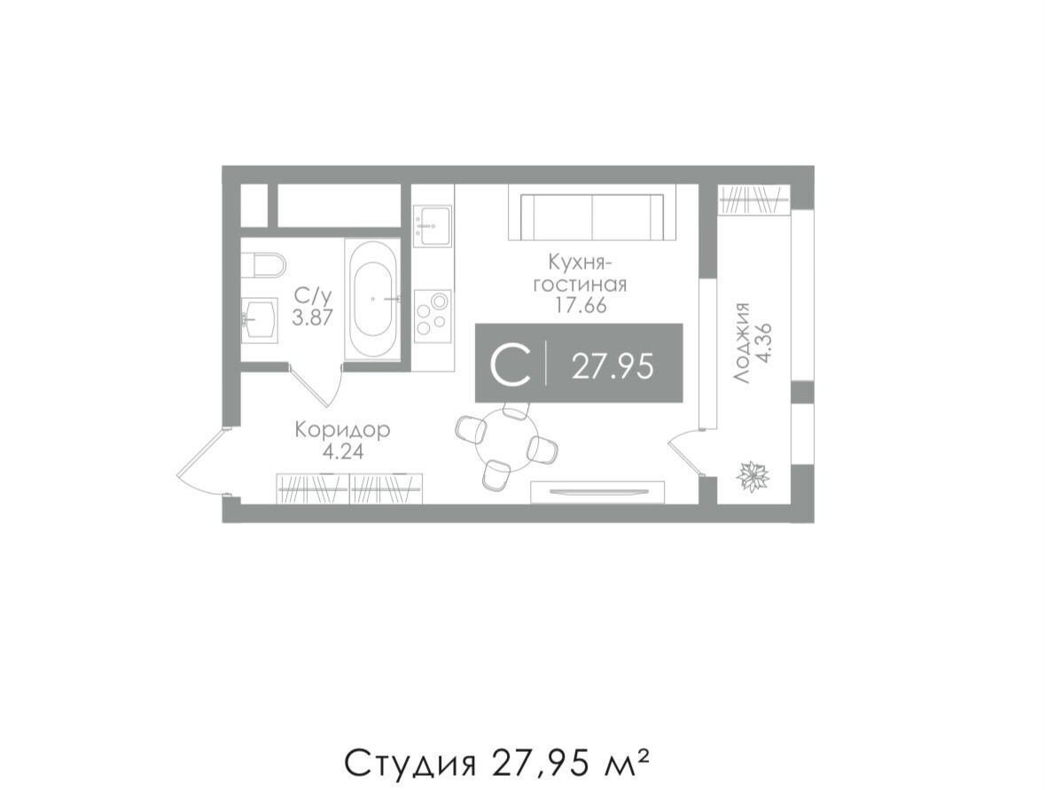 квартира г Тула р-н Пролетарский проезд Торховский 4 фото 2