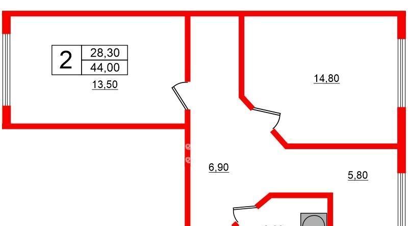 квартира р-н Кировский г Кировск ул Маяковского 9 Улица Дыбенко фото 2