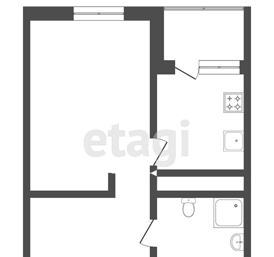 квартира г Тюмень р-н Ленинский ул Дамбовская 25к/1 фото 18