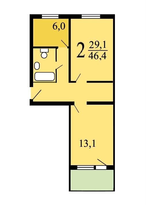 квартира г Москва метро Домодедовская проезд Борисовский 36к/4 фото 16