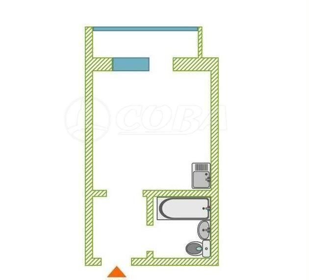 квартира г Тюмень р-н Калининский ул Интернациональная 199к/1 фото 2