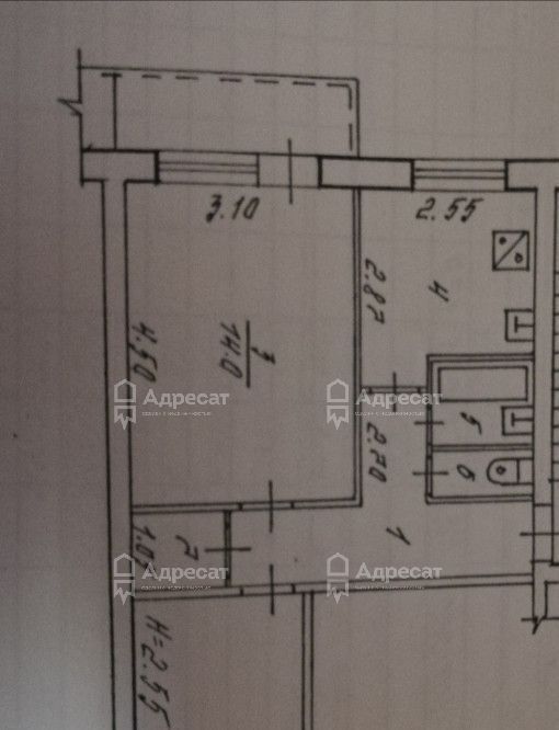 квартира г Волгоград р-н Советский ул Автомобилистов 2 фото 9