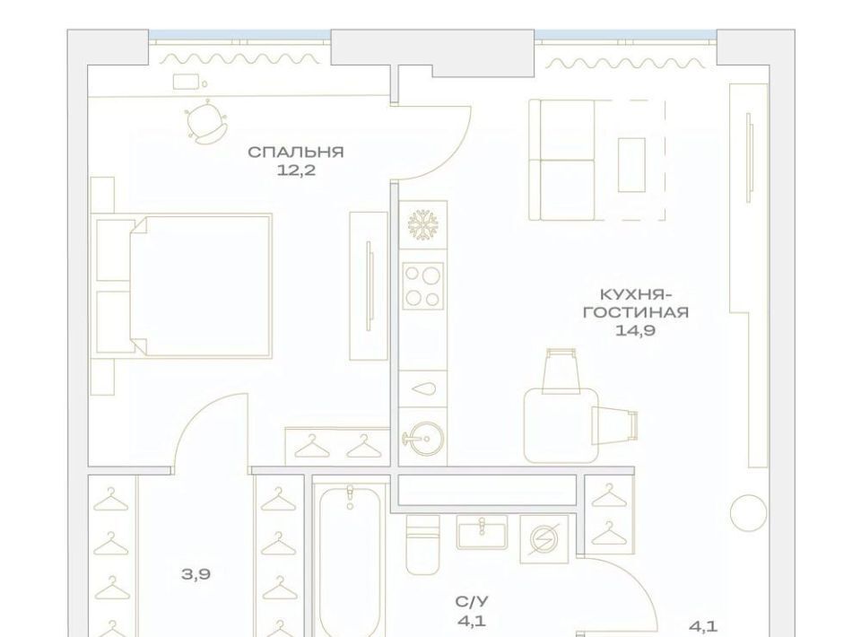 квартира г Москва п Филимонковское п Марьино ЖК «Детали» Филатов Луг фото 2