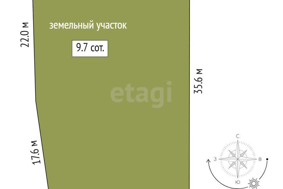 земля г Ростов-на-Дону р-н Пролетарский Ростов-на-Дону городской округ, СТ Инициативный фото 6