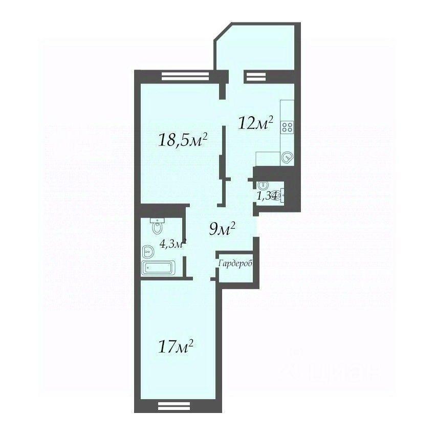 квартира г Москва Russia, Moskva, 6-th Radial naya Street, 7А строение 5, Московская область фото 2