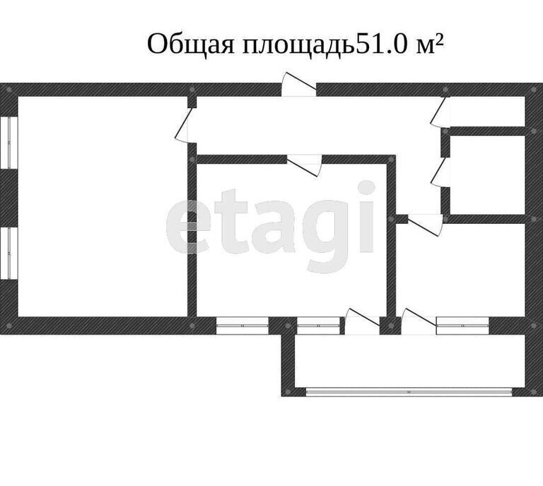 квартира г Тобольск 73А, 10-й микрорайон фото 25