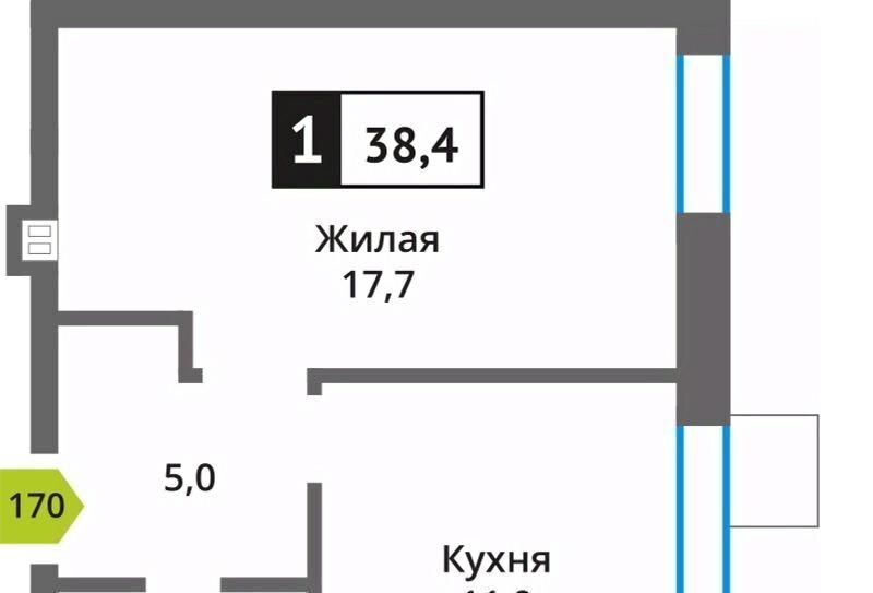 квартира городской округ Красногорск п Светлые Горы Марьино-Знаменское кв-л, Пятницкое шоссе фото 1