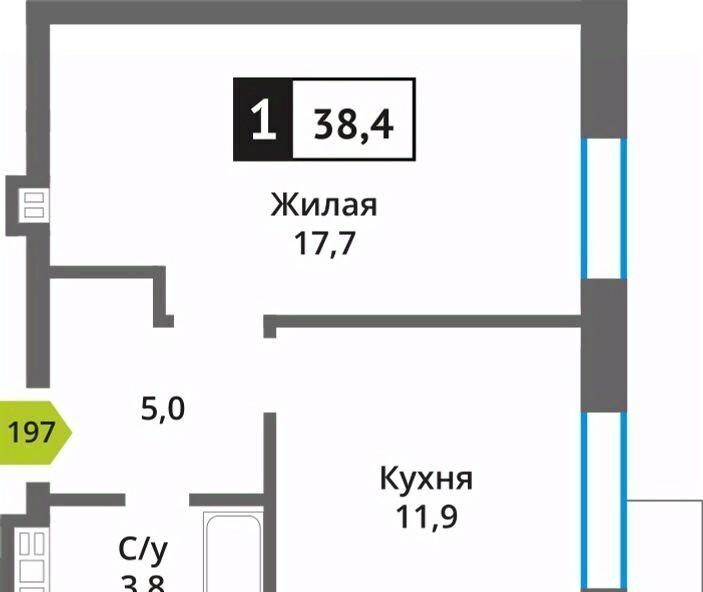 квартира городской округ Красногорск п Светлые Горы Марьино-Знаменское кв-л, Пятницкое шоссе фото 1