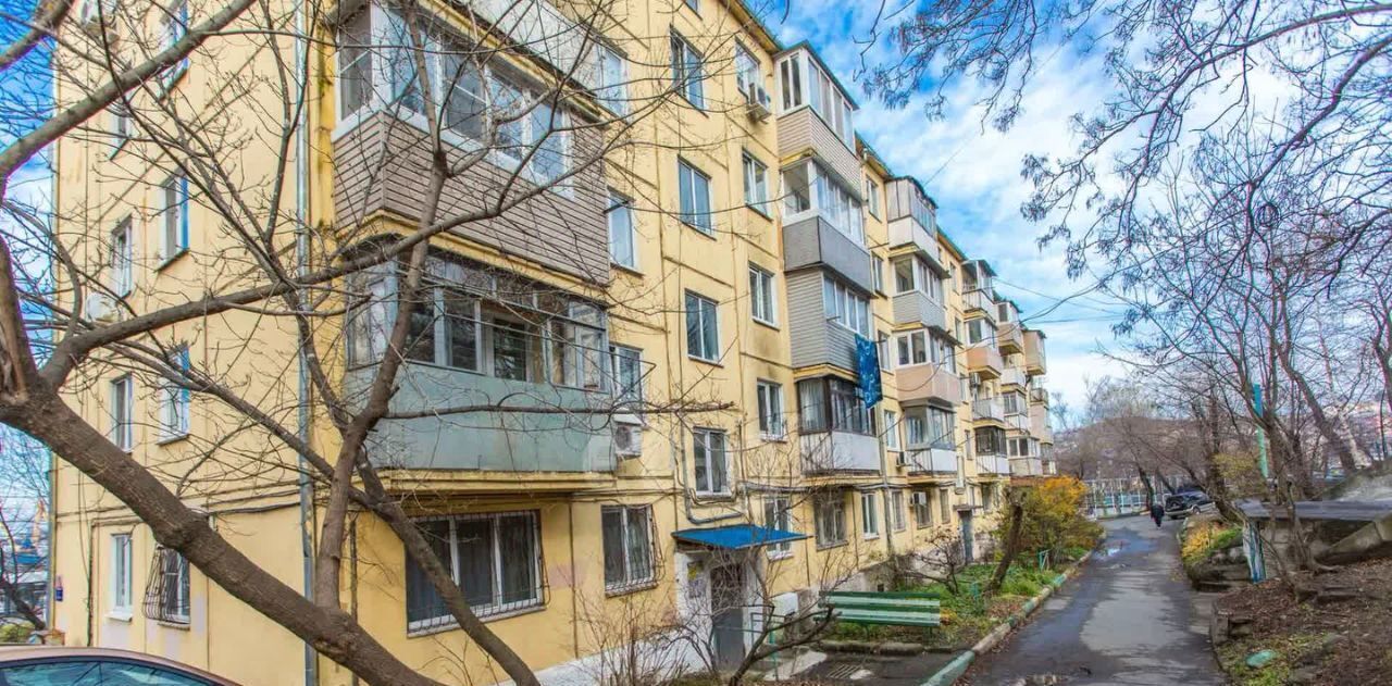 квартира г Владивосток р-н Первомайский ул Калинина 47 фото 32