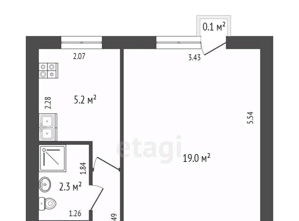 квартира г Чита р-н Черновский ул Текстильщиков 3 КСК фото 18