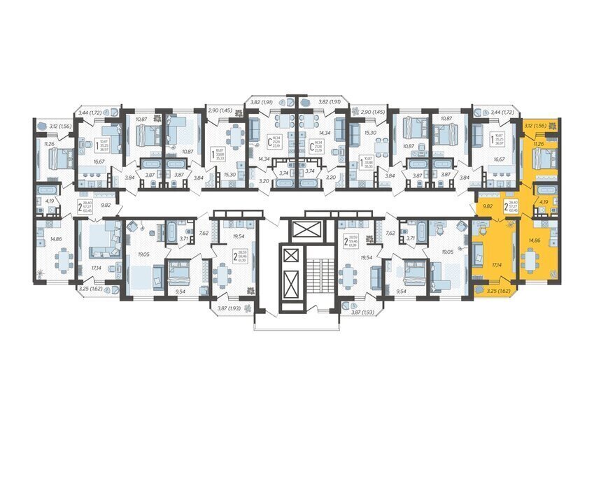 квартира г Краснодар р-н Карасунский ул Уральская 87/7 фото 2