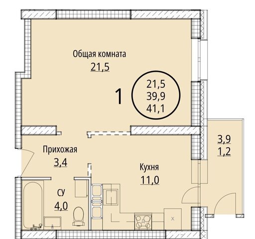 р-н Железнодорожный ул Совхозная 6 ЖК Город 4212 уч. 71 фото