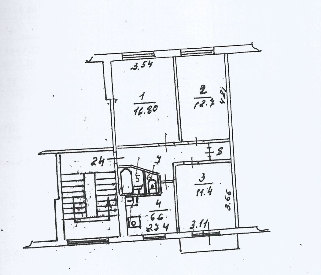 квартира г Лыткарино 3-й мкр-н, квартал 3А, 17 фото 23