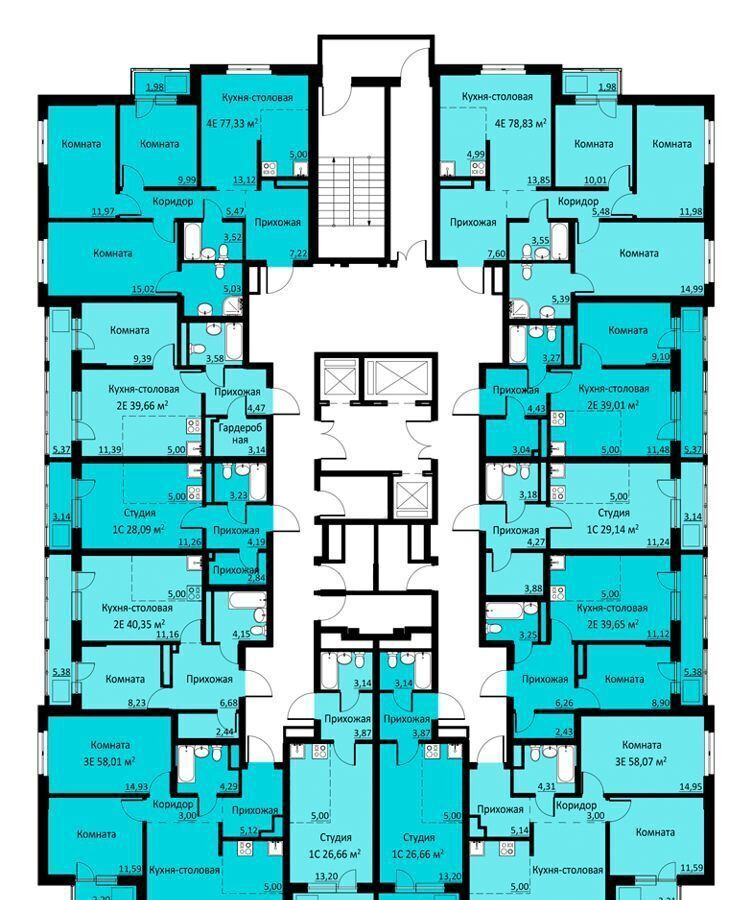 квартира р-н Пермский д Кондратово ул Водопроводная 6/2 ЖК «Ближе» фото 2