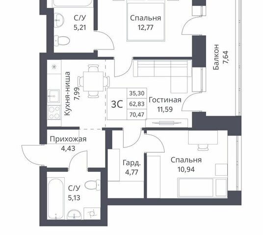 р-н Калининский Заельцовская ул Игарская 40/2 Кулацкий фото