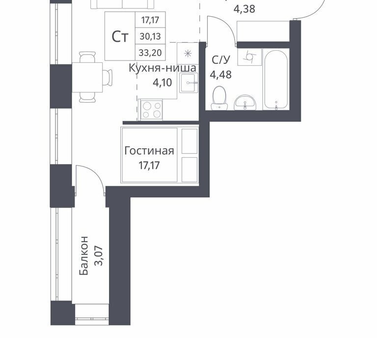 квартира г Новосибирск р-н Калининский Заельцовская ул Игарская 40/2 Кулацкий фото 1