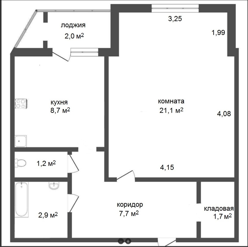 квартира г Сургут ул Игоря Киртбая 13/1 фото 1