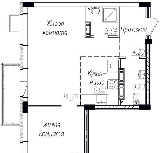 квартира г Тольятти р-н Автозаводский ул 40 лет Победы 45п Дом «Лермонтов» фото 4