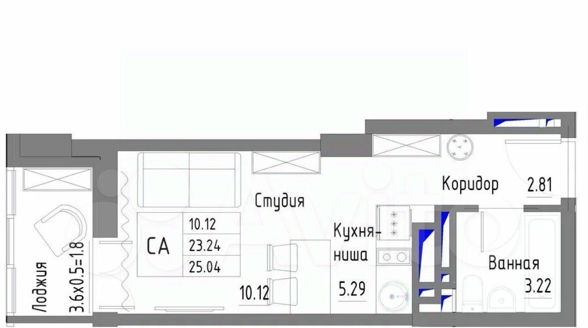 квартира г Ростов-на-Дону р-н Советский Западный пр-кт Стачки 215б фото 1