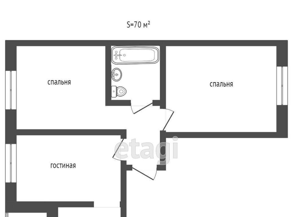 квартира г Ростов-на-Дону р-н Железнодорожный ул Батуринская 7 фото 2