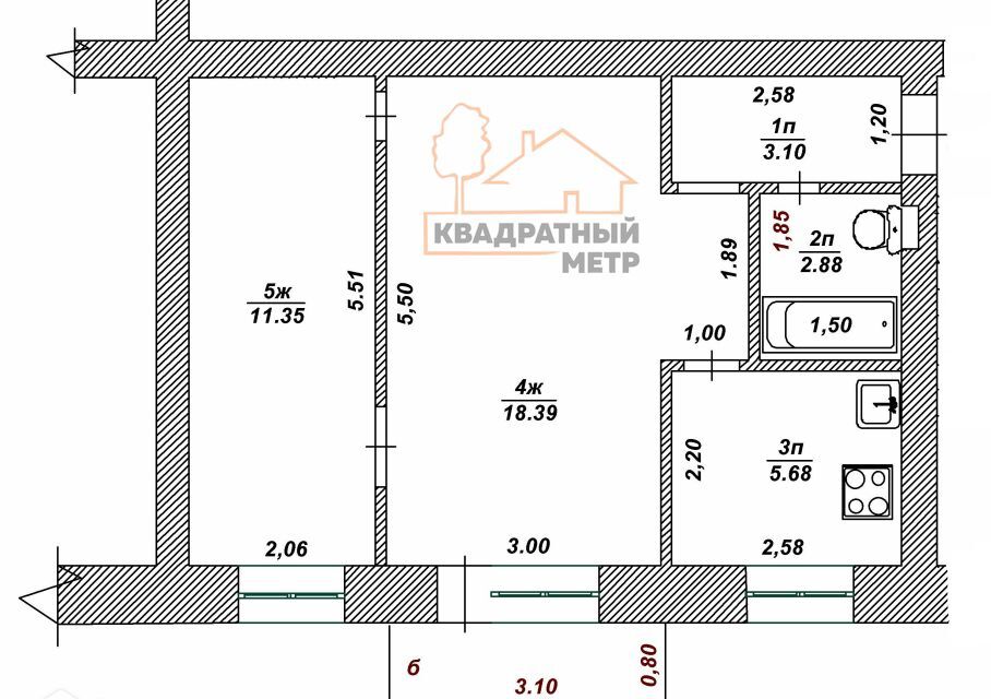 квартира г Димитровград 9-я линия, 5, Мелекесский район фото 9