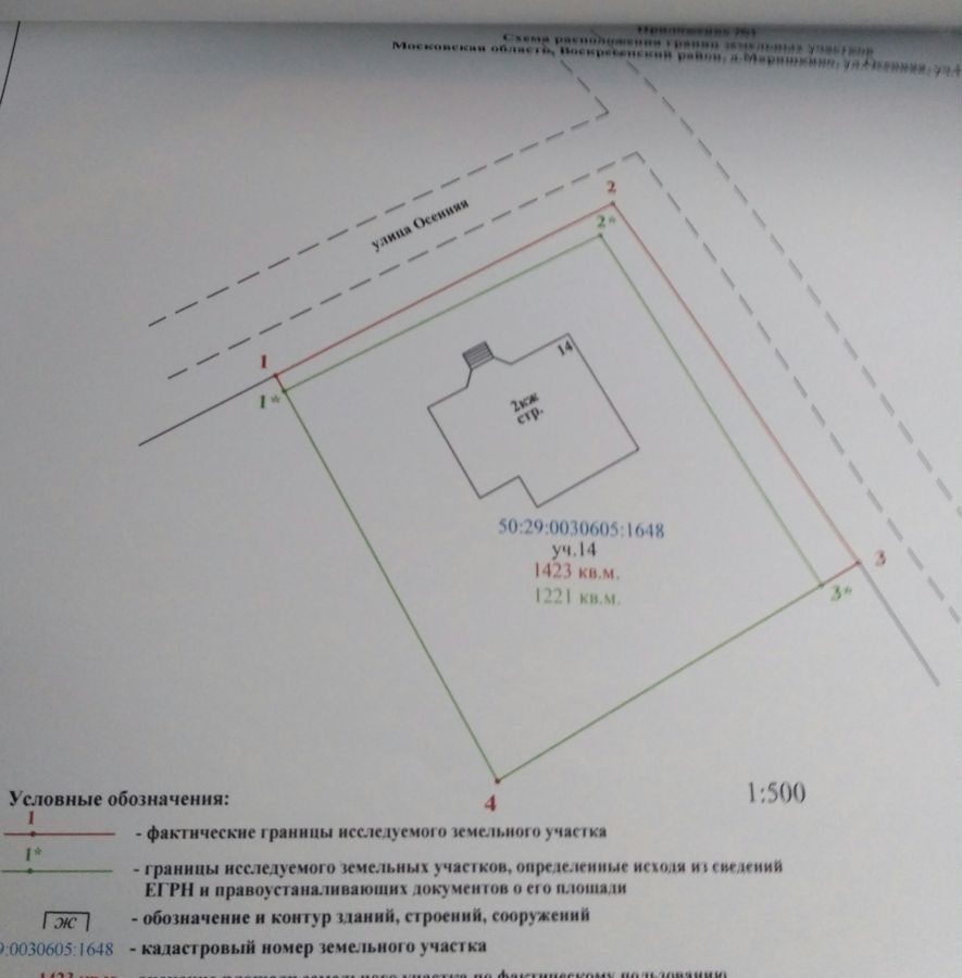 земля городской округ Воскресенск д Маришкино ул Осенняя 14 9784 км, Воскресенск, Новорязанское шоссе фото 2