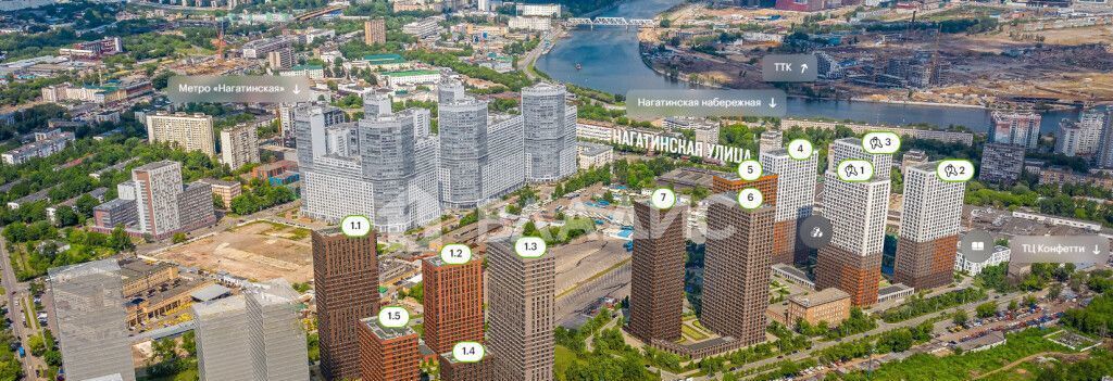 квартира г Москва метро Нагатинская Второй Нагатинский корп. 1. 5 фото 5