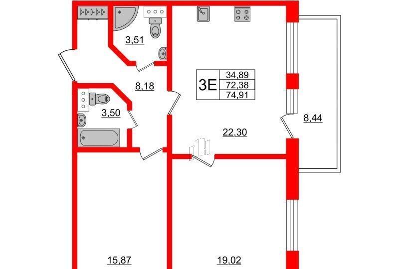 квартира г Сестрорецк ул Инструментальщиков 18 р-н Курортный фото 1