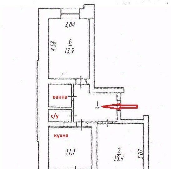 квартира г Бердск ул Попова 35б фото 17