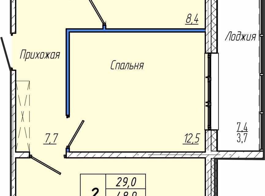 квартира г Кемерово р-н Центральный ул Заречная 1я Кемеровская область — Кузбасс, Кемеровский городской округ фото 1