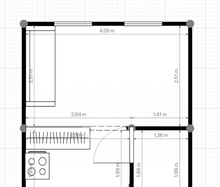 комната г Томск р-н Кировский ул Белинского 21а/2 фото 2