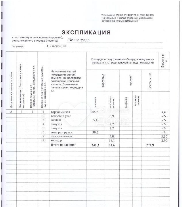 свободного назначения г Волгоград мкр Ангарский р-н Дзержинский ул Нильская 4в фото 9