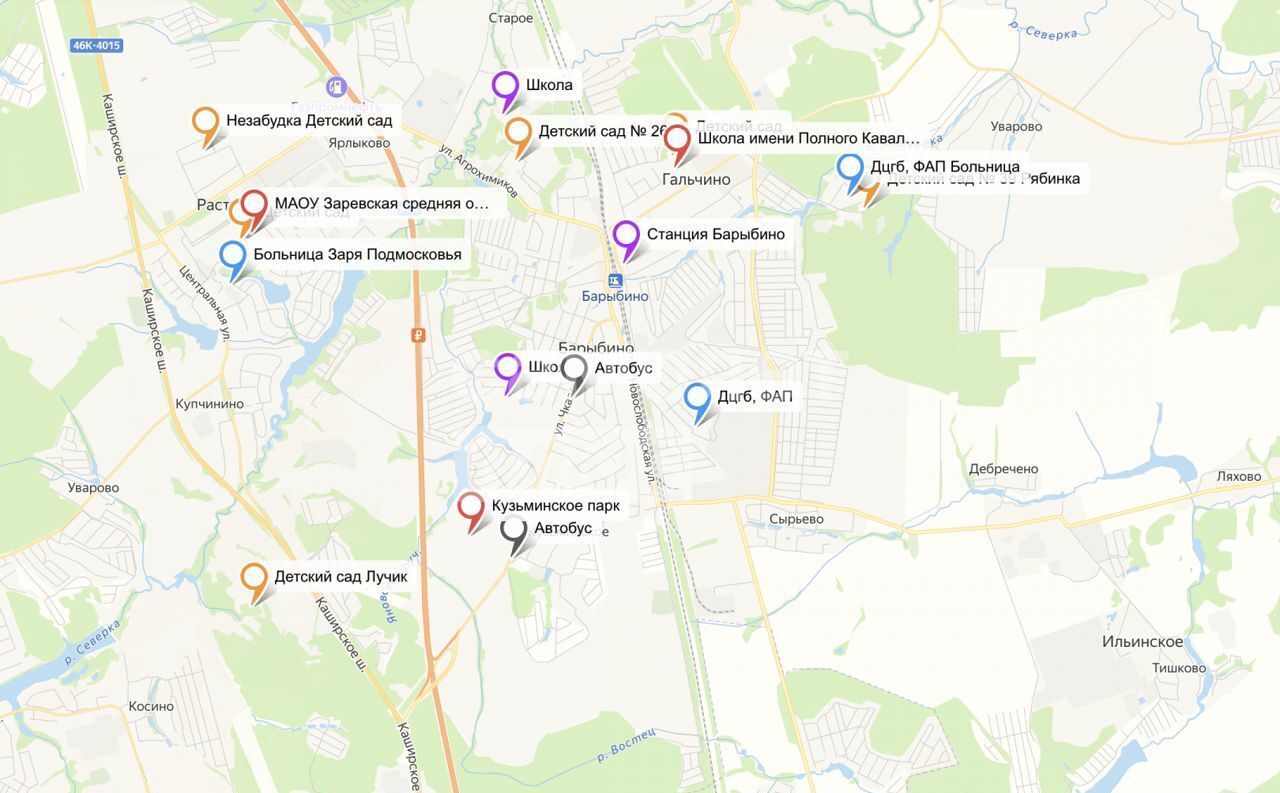 земля направление Павелецкое (юго-восток) ш Новокаширское 39 км, коттеджный пос. Кузьминское Парк, 46, Домодедово фото 4